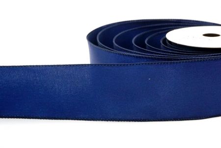 Navy Blue_Plain Color Wired Ribbon_KF8403GC-4-4