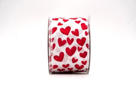Cinta con cable de corazón de San Valentín blanco y rojo_KF8413GC-1-1