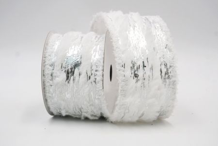Silver Foil Metallic Wired Ribbon_KF8431GE-1-1