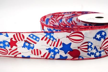 White+ Red  USA Independence Element Wired Ribbon_KF8443GC-1-7