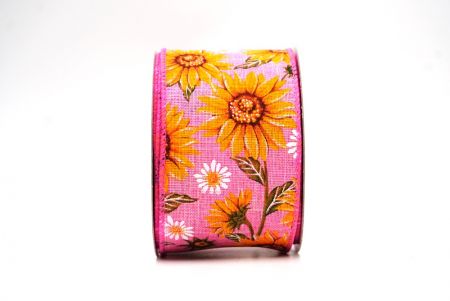 Rosa Sonnenblumen-Design-Drahtband_KF8488GC-5-218