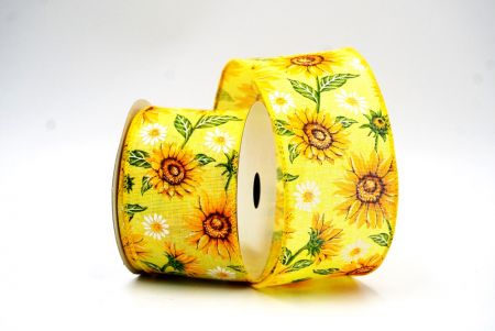 Gelbes Sonnenblumen-Design-Drahtband_KF8488GC-6-6