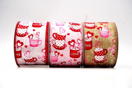 Diseño de tazas de San Valentín con cinta de alambre - Diseño de tazas de San Valentín con cinta de alambre