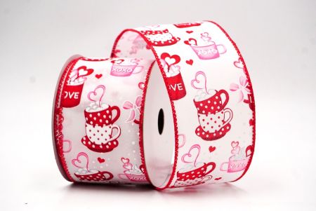 White Valentine Cups Design Wired Ribbon_KF8494GC-1-7