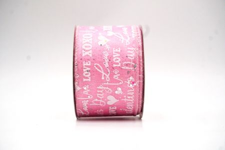 Roze Valentijnsdag & XOXO-ontwerpen Wired Lint_KF8514GC-5-5