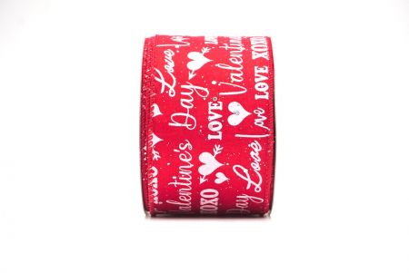 Rotes & Weißes Valentinstag & XOXO-Designs Drahtband_KF8514GC-7-7