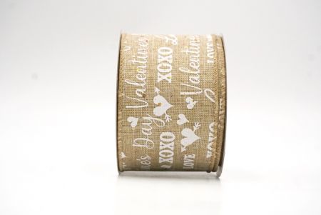 Hellbraune Valentinstag & XOXO-Designs Drahtband_KF8516GC-13-183