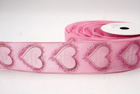 Pink_Happy Valentine's Day Wired Ribbon_KF8519GC-5-5