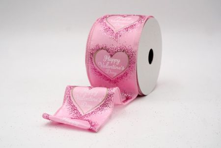 Pink_Happy Valentine's Day Wired Ribbon_KF8519GC-5-5