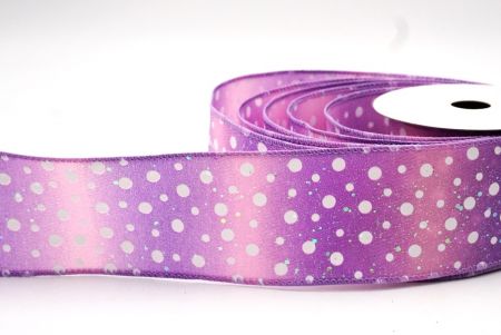 Nastro di Rame con Design a Pois Viola_KF8533GC-11-11