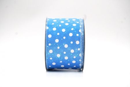 Blauw Polka Dots Ontwerp Draadlint_KF8533GC-12-216