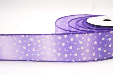 Violet Polka Dots Consilium Funis Ribbons_KF8533GC-34-34