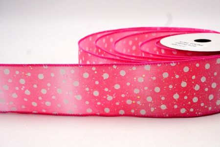 Nastro di Rame con Design a Pois Rosa_KF8533GC-5-213