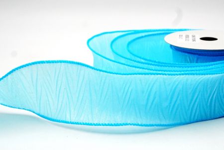 Blue Spring Solid Multi-Color Wired Ribbon_KF8539GC-12-213