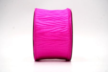 Hot Pink Spring Solid Multi-Color Wired Ribbon_KF8539GC-40-40