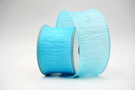 Blaues Glitzer Frühlings solides Mehrfarben-Drahtband_KF8540GN-12