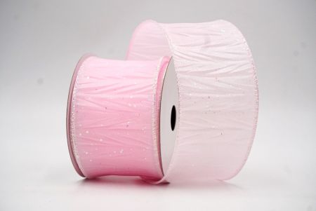 Helles Rosa Glitzer Frühlings solides Mehrfarben-Drahtband_KF8540GN-5