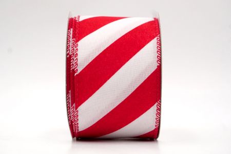 Red_Diagonal Stripe and Plaid Wired Ribbon_KF8548GC-7-7