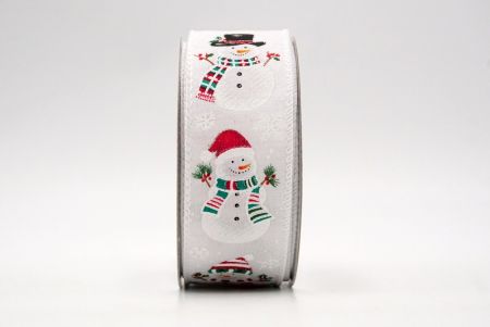 White_Festive Snowman Wired Ribbon_KF8550GC-1-1