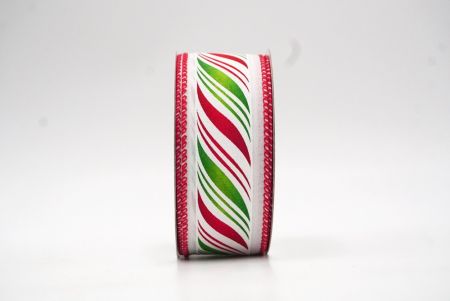 Nastro Wired White/Green Swirl Candy Canes_KF8553GC-1-7