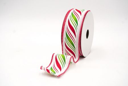 Nastro Wired White/Green Swirl Candy Canes_KF8553GC-1-7