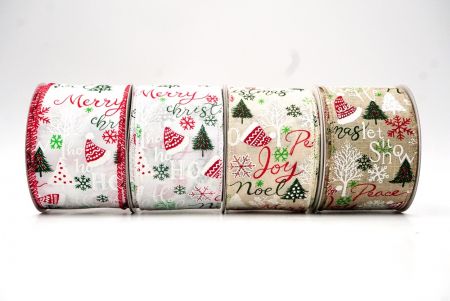 Kerstseizoen Elementen Wired Ribbon_KF8581.KF8582