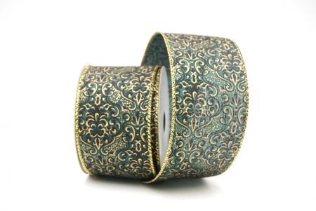 Grün Vintage Floral Drahtband_KF8601G-3