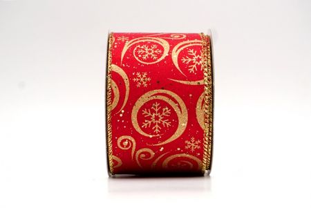 Vermelho_Fita com Fio de Glitter Scroll_KF8610G-7