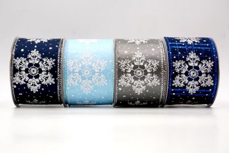 Glitter Sneeuwvlokken Feestelijke Draadlint_KF8623.KF8624.KF8625.KF8626.KF8627.KF8628.KF8629