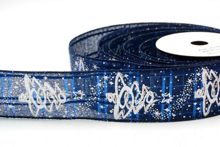 Navy Blue_Glitter Nativitatis Arboris Filum Ribbons_KF8655GC-4-4