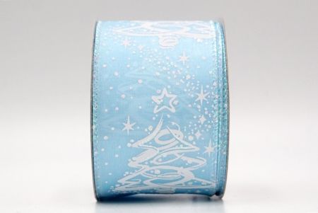 Cinta de Alambre para Árbol de Navidad con Brillo Azul Cielo_KF8657GN-12