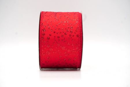 Nastro di Raso con Pois Glitter Natale Rosso_KF8679GC-7-7