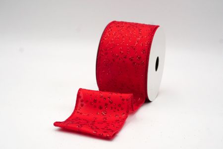 Rood Kerst Glitter Polka Dots Draadlint_KF8679GC-7-7