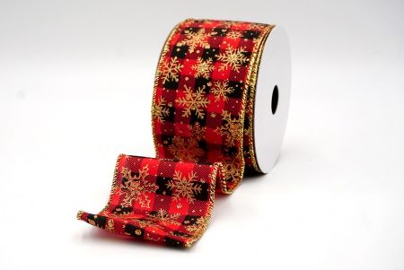 Niger/Ruber/Aurum_Festivus Plaid Nivalis Ribbons_KF8690G-7