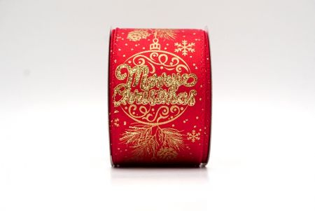 Rood_Holiday Ornament & Dennenappel Vrolijk Kerst Lint_KF8733GC-7-7