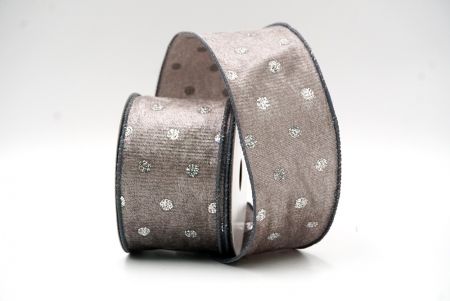 Griseus Glitter Polka Dots Velveta Filum Ribbons_KF8739GC-50-123