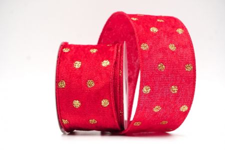 Ruber Glitter Polka Dots Velveta Filum Ribbons_KF8739GC-7-7