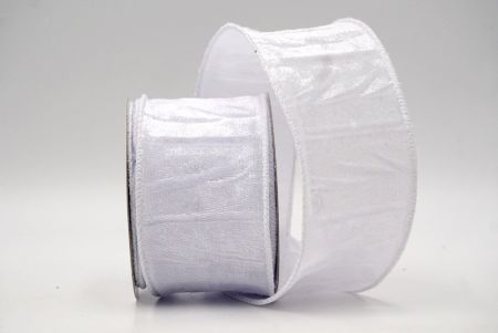 White_Holiday Crinkled Wired Ribbon_KF8740GC-1-1