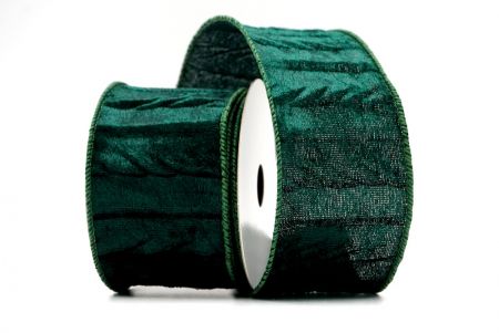 Green_Holiday Crinkled Wired Ribbon_KF8740GC-3-127