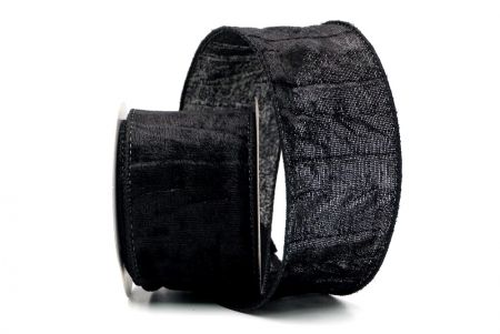 Schwarz_Holiday Crinkled Drahtband_KF8740GC-53-53