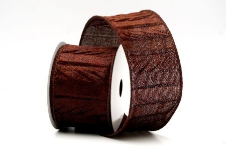 Brown_Holiday Crinkled Wired Ribbon_KF8740GC-58-58