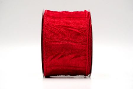 Red_Holiday Crinkled Wired Ribbon_KF8740GC-7-7