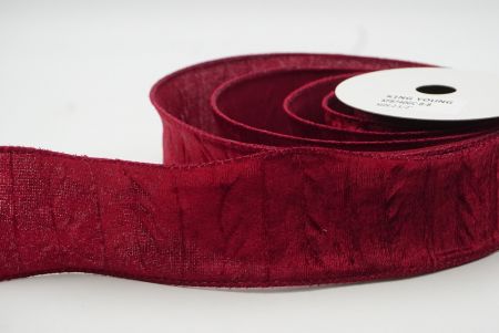 Burgundium_Festivus Crinkled Filum Ribbons_KF8740GC-8-8