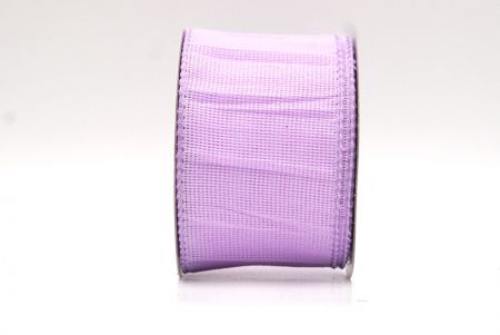 Ruban en jute froissé violet avec fil en couleurs unies KF8741GC-11-11