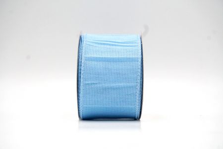 Light Blue Crumpled Hessian Wired Ribbon in Solid ColorsKF8741GC-12-216