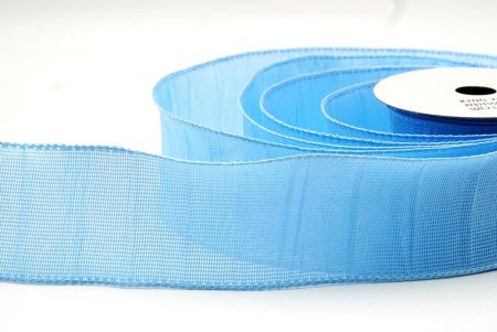 Light Blue Crumpled Hessian Wired Ribbon in Solid ColorsKF8741GC-12-216