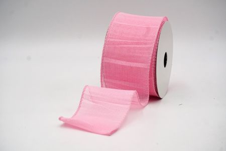 Roze gekreukte jute draadlint in effen kleurenKF8741GC-5-5