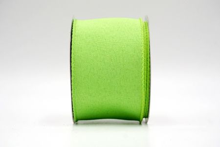 Lt. Green_Sparkly Solid Color Wired Ribbon_KF8743GC-15-190