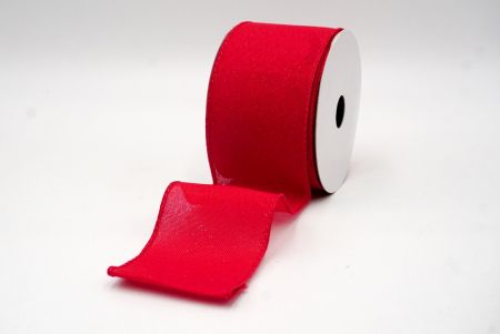 Rood_Sprankelend Effen Kleur Draadlint_KF8743GC-7-7