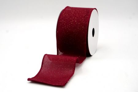 Bordeaux_Sprankelend Effen Kleur Draadlint_KF8743GC-8-8